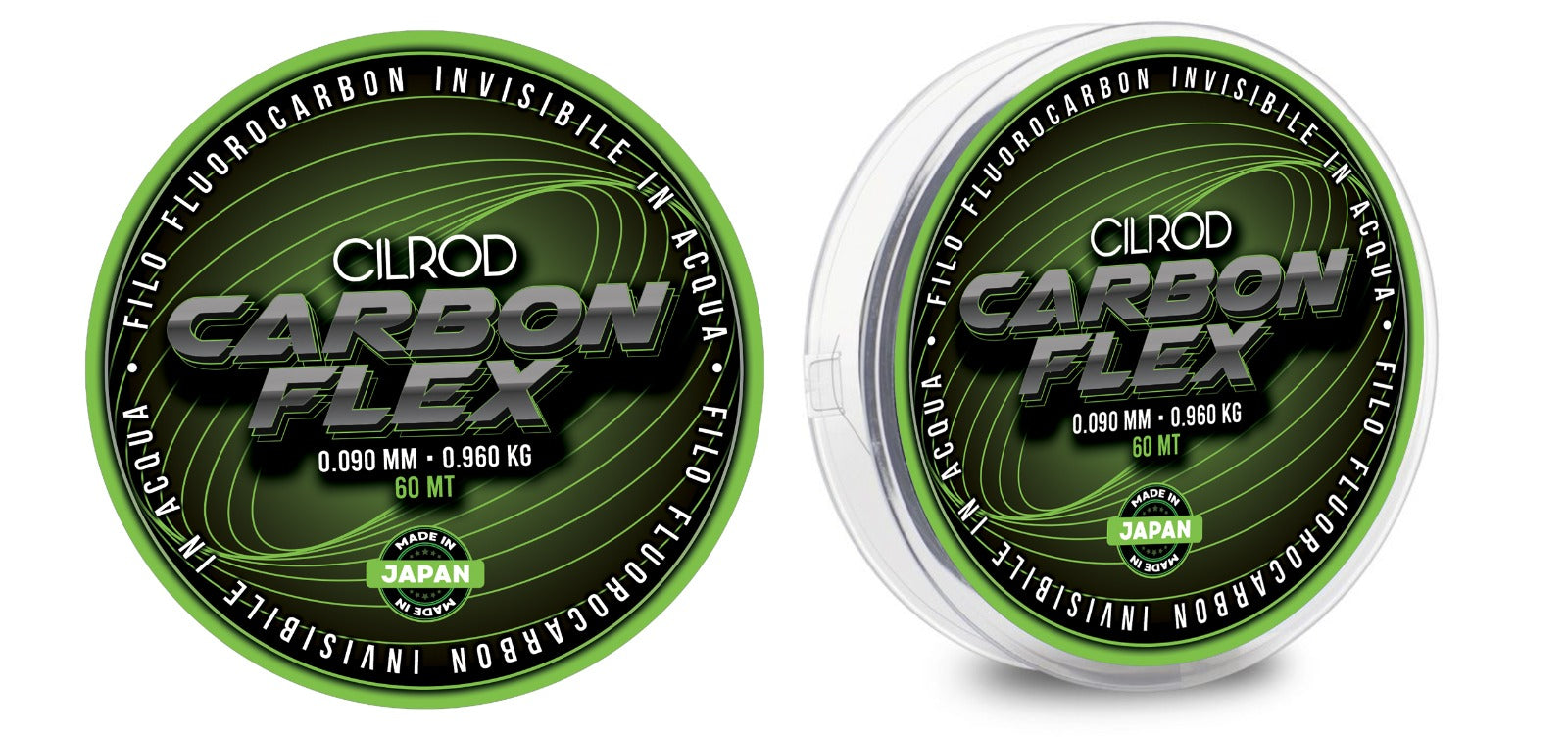 Cilrod Carbon Flex - Invisibile e Resistente - 60 Mt