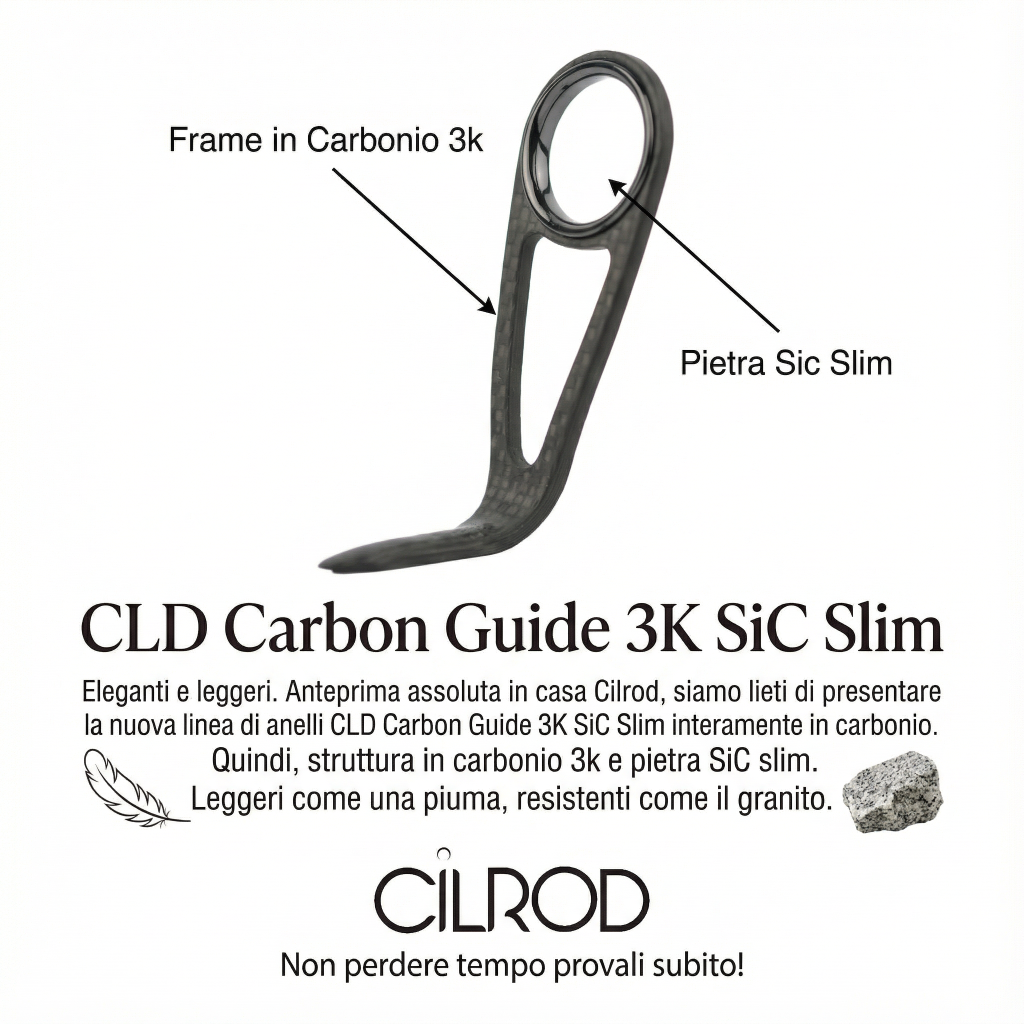 Anelli CLD Carbon Guide 3K SiC Slim