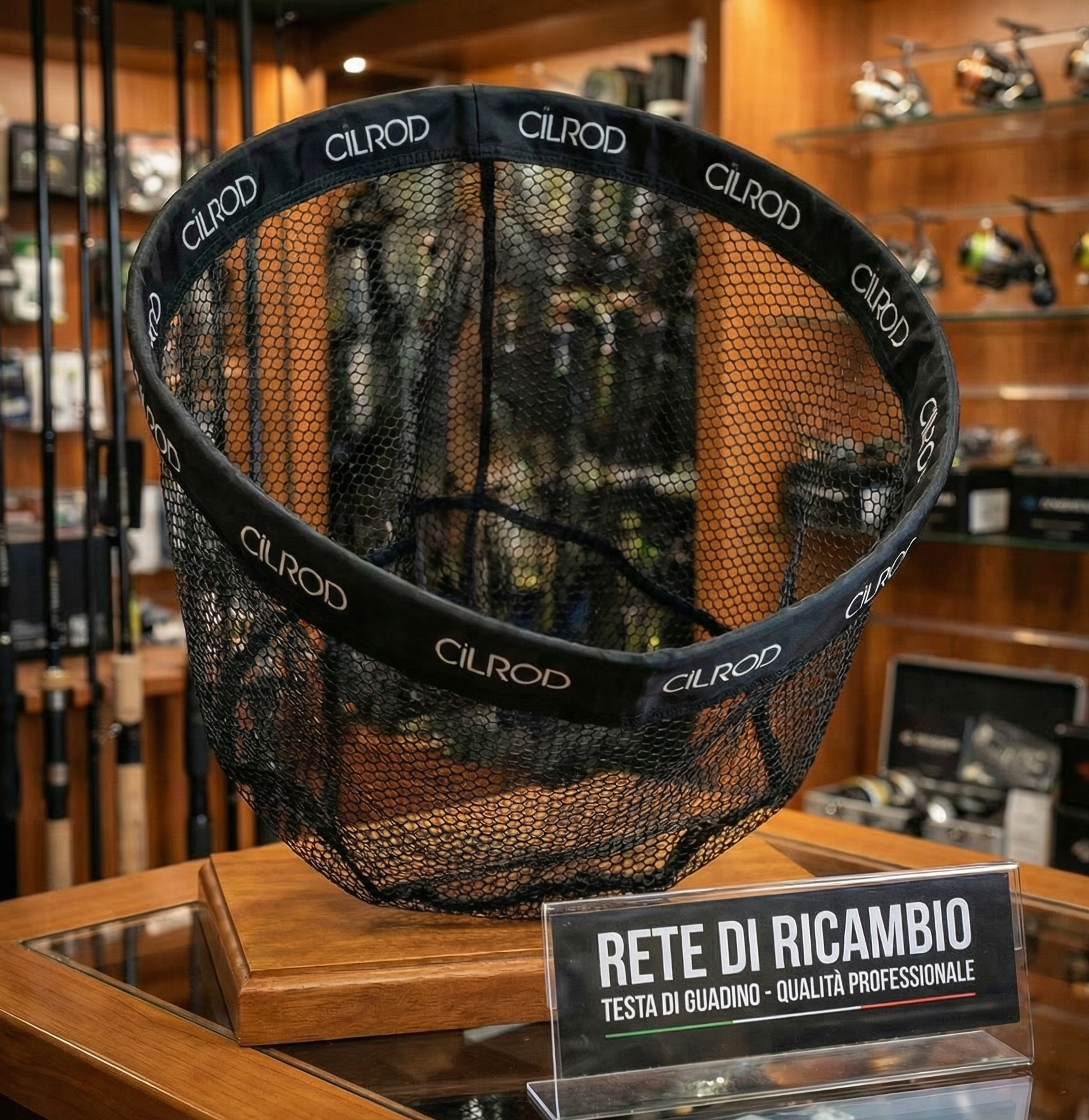 RETE DI RICAMBIO GOMMATA CILROD TESTA DA GUADINO .