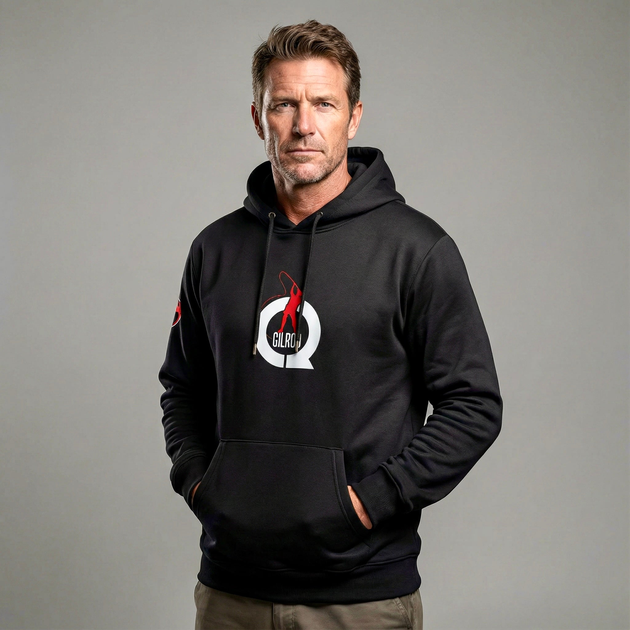 Felpa con Cappuccio Cilrod - Black