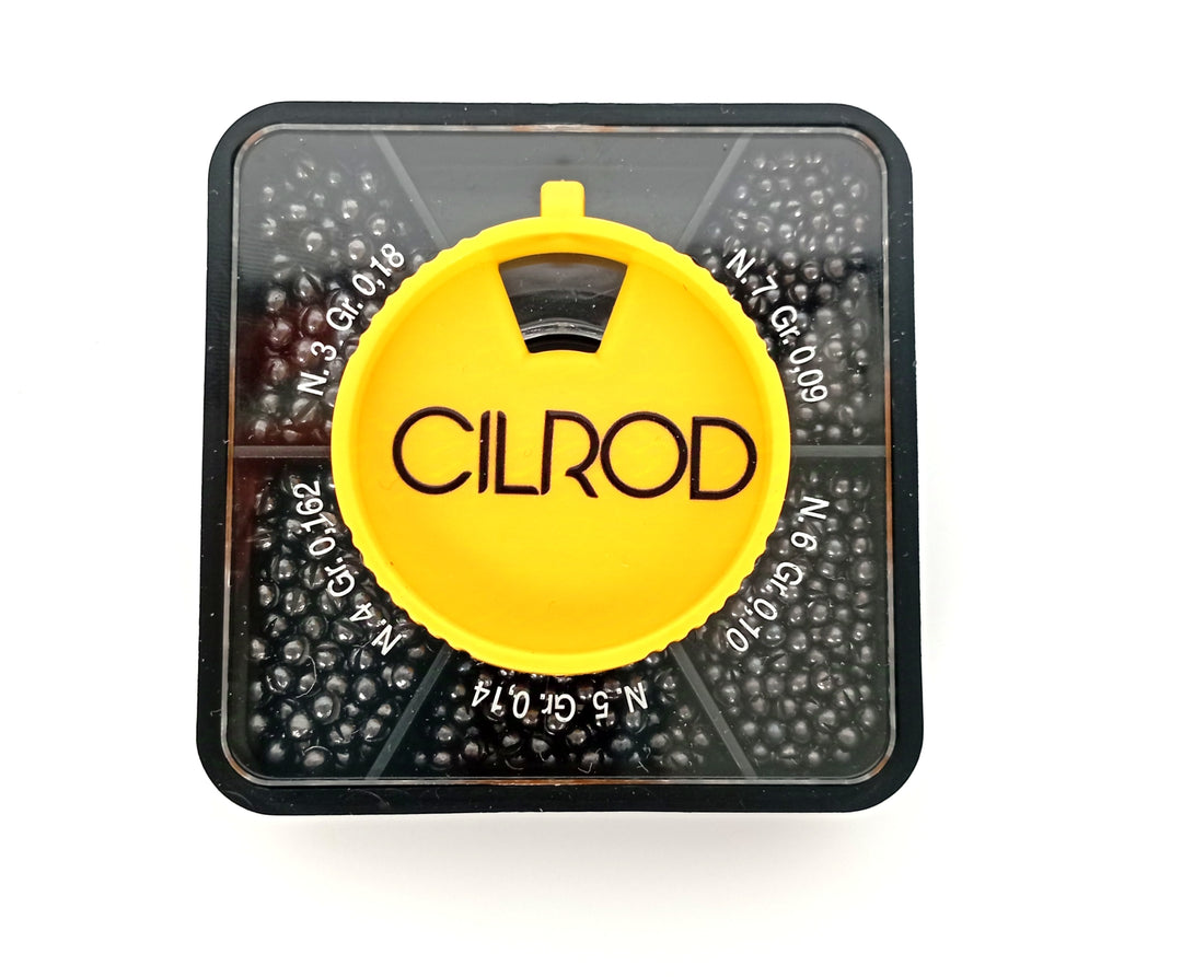 Mascotte 120 gr di piombo calibrato Cilrod.