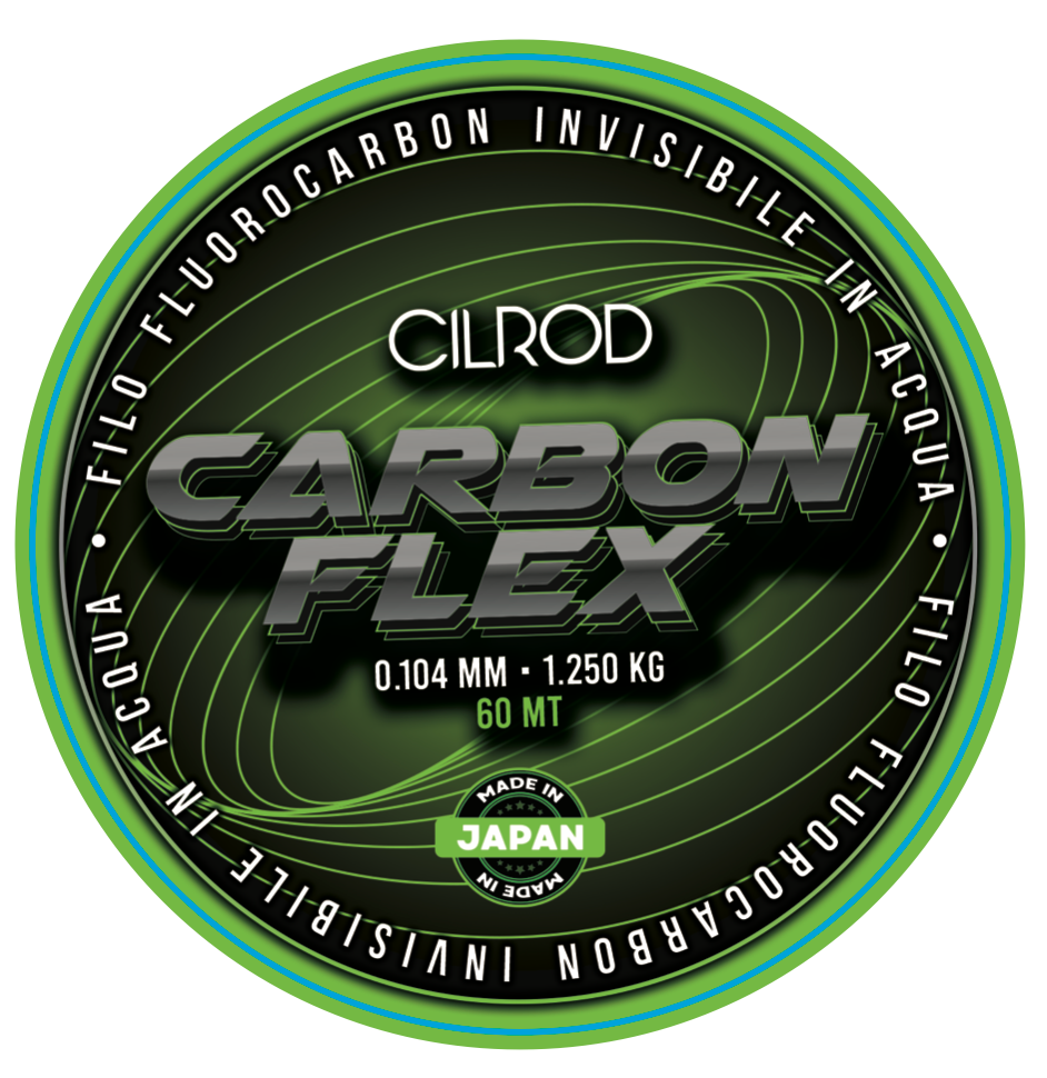 Cilrod Carbon Flex  - Invisibile e Resistente - 60 Mt