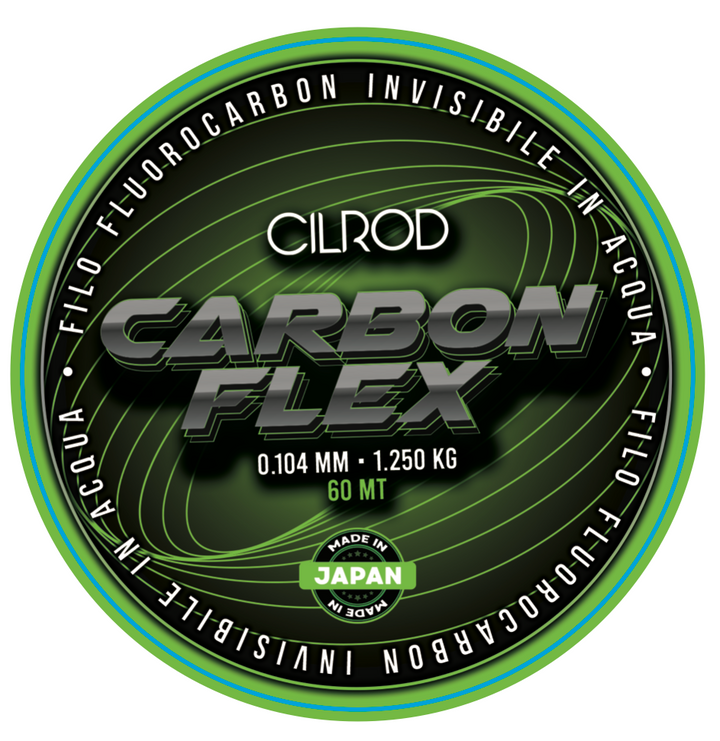 Cilrod Carbon Flex  - Invisibile e Resistente - 60 Mt