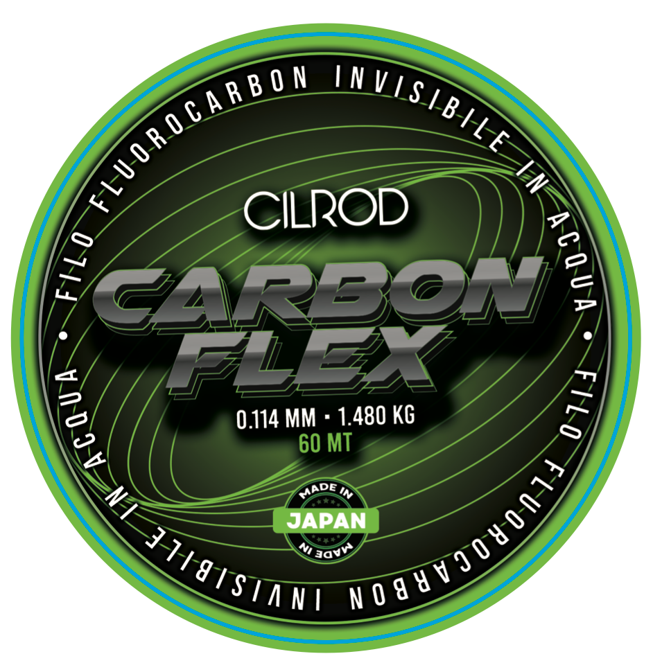 Cilrod Carbon Flex  - Invisibile e Resistente - 60 Mt