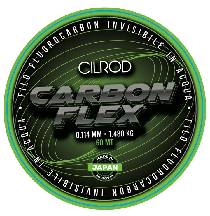 Cilrod Carbon Flex  - Invisibile e Resistente - 60 Mt