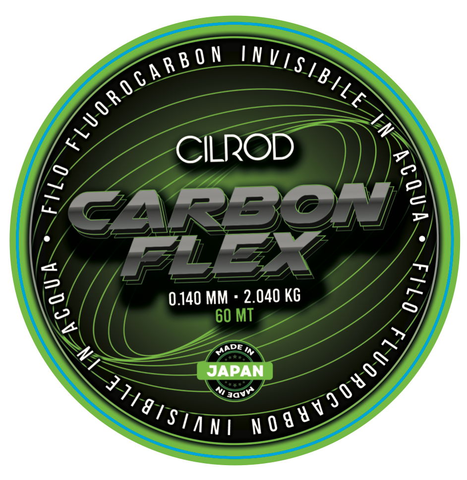 Cilrod Carbon Flex  - Invisibile e Resistente - 60 Mt
