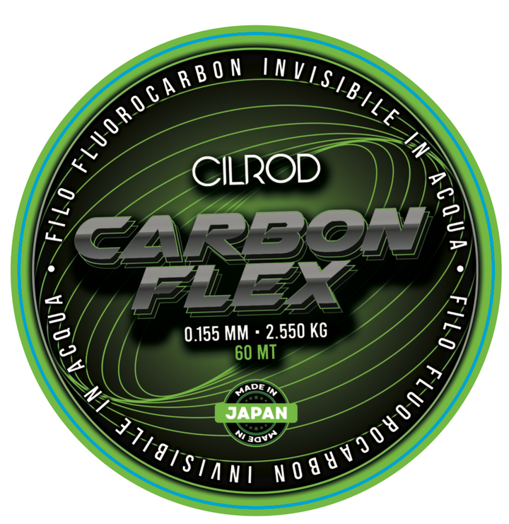 Cilrod Carbon Flex  - Invisibile e Resistente - 60 Mt
