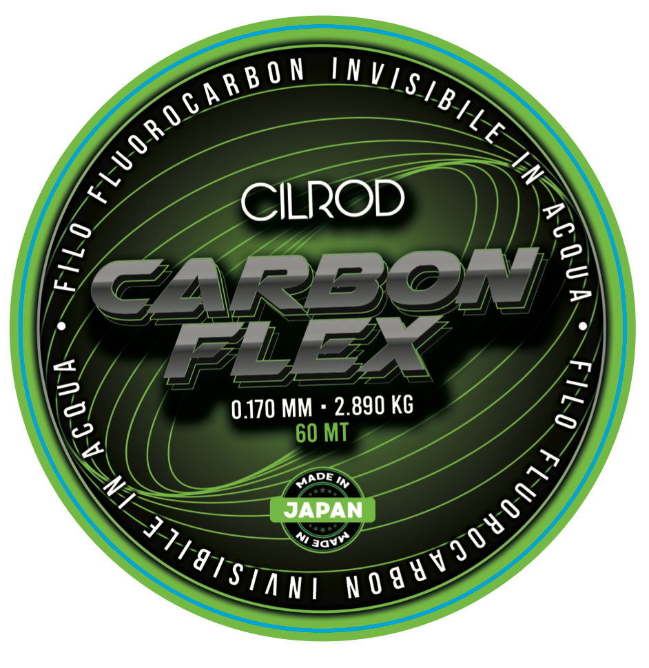 Cilrod Carbon Flex  - Invisibile e Resistente - 60 Mt