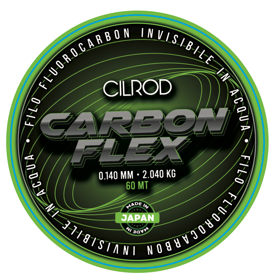 Cilrod Carbon Flex  - Invisibile e Resistente - 60 Mt