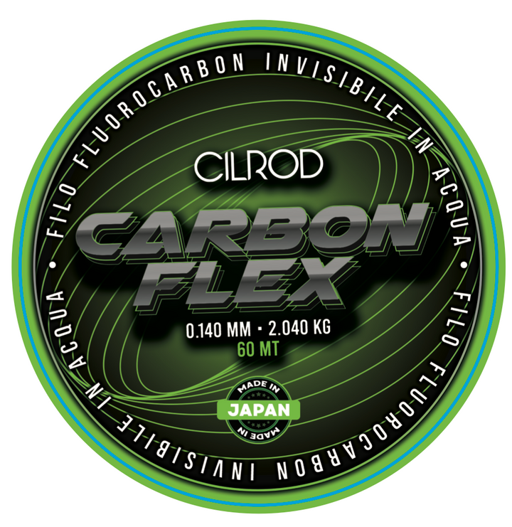 Cilrod Carbon Flex  - Invisibile e Resistente - 60 Mt