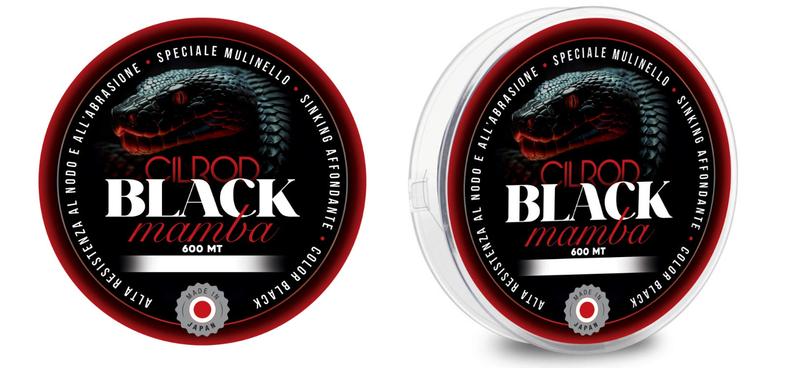 CILROD Black Mamba – Filo da pesca professionale per mulinelli