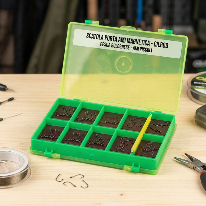 Porta Ami da Pesca Cilrod – 25 Scomparti Magnetici
