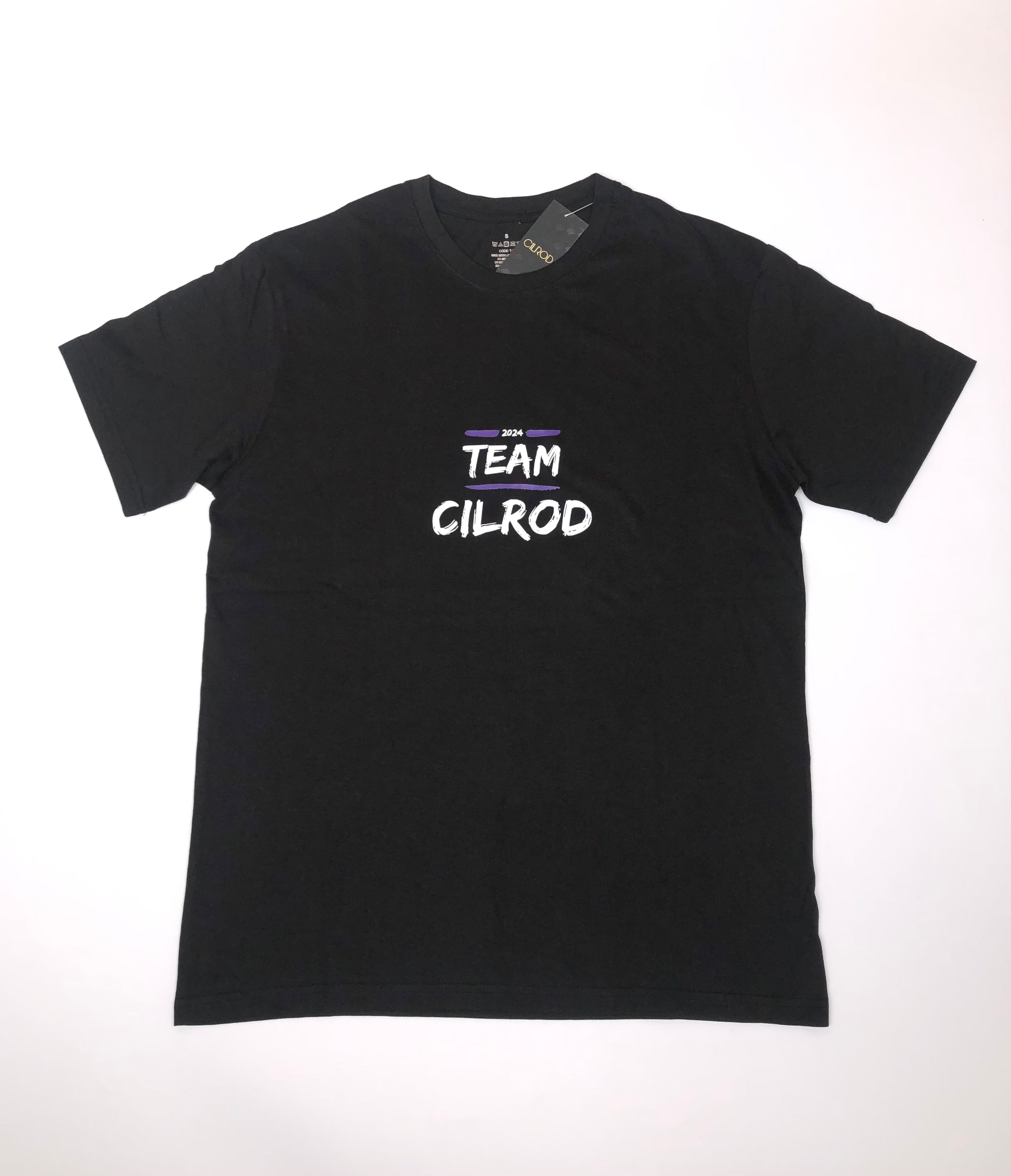 NEW T-SHIRT BLACK TEAM CILROD 2024