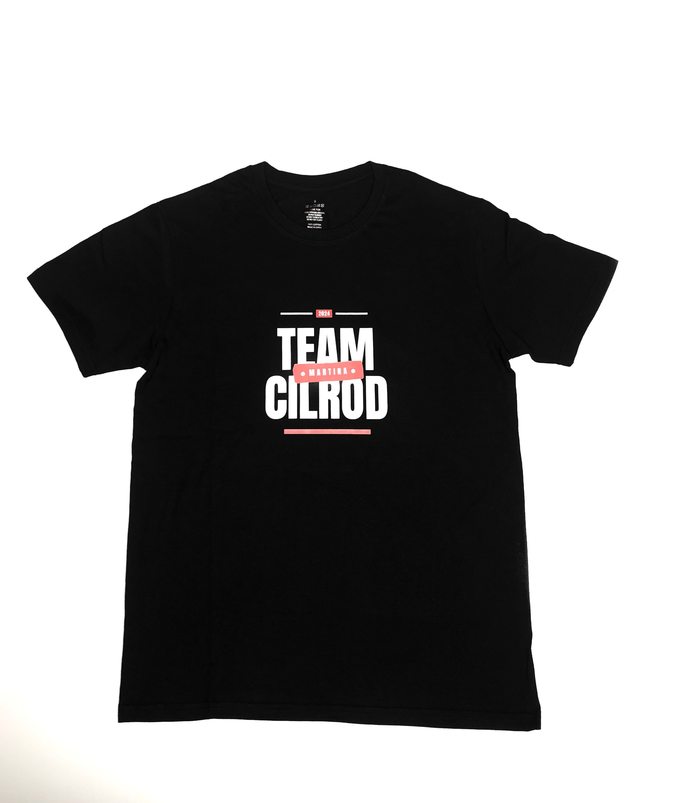 NEW T-SHIRT BLACK TEAM CILROD 2024