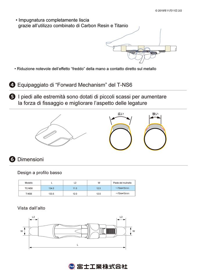 FUJI PLACCA  TITANIO TC-NS6