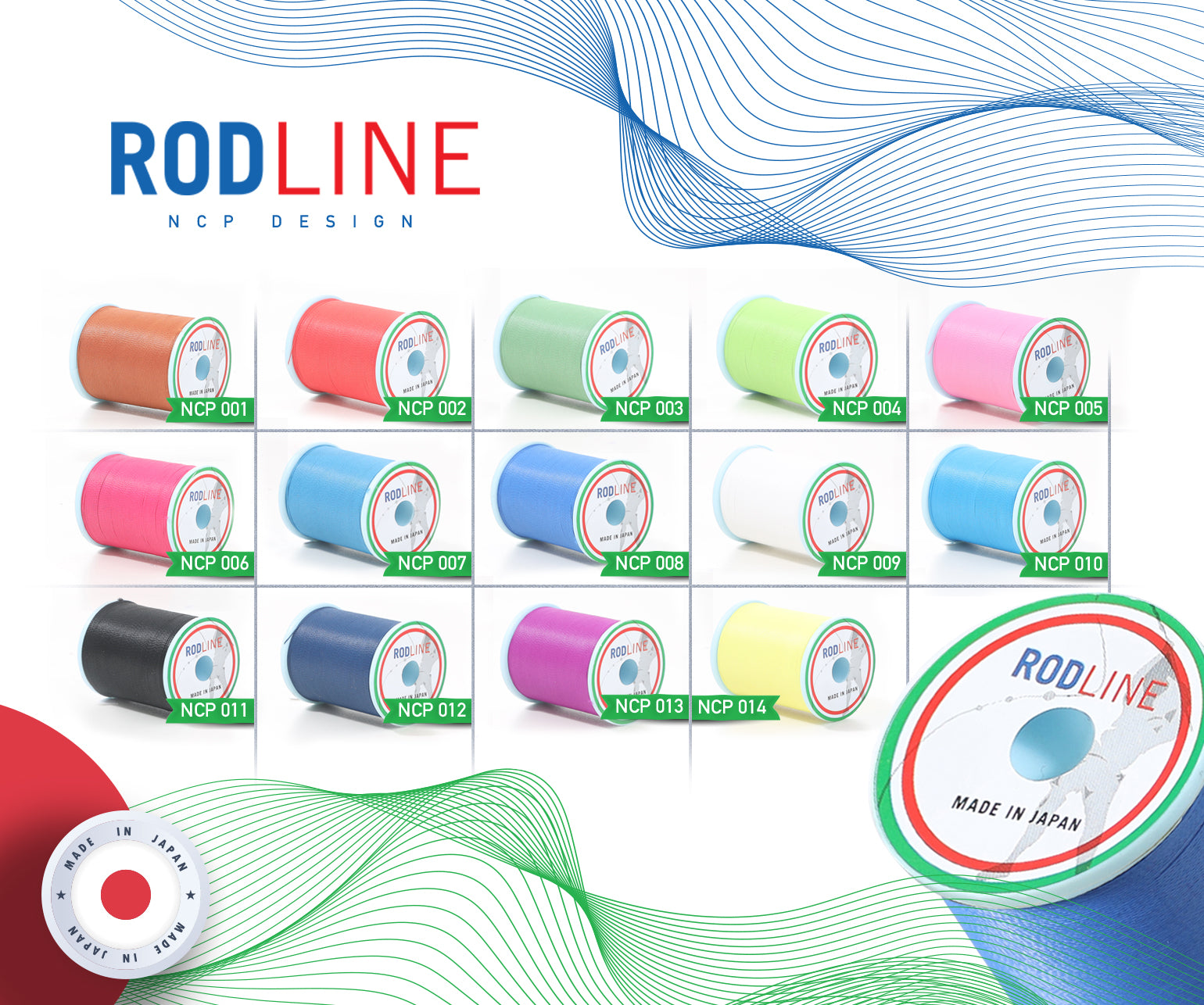 Filo da Legatura RodLine ColorFast – Resistenza e Colore Duraturo Made in Japan